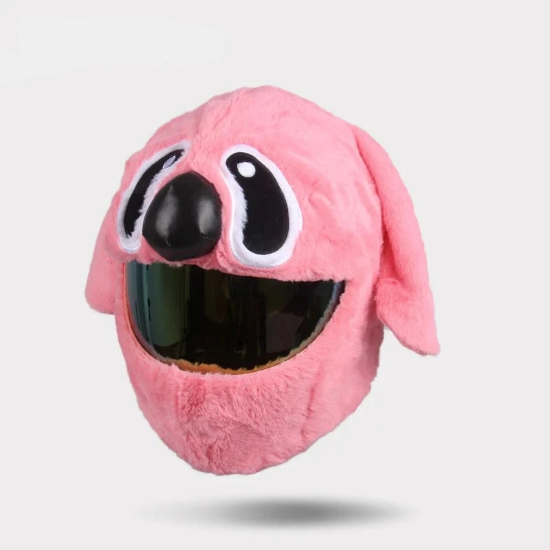 elmo motorcycle helmet cover Pink Floppy Cartoon Motorcycle Helmet Cover For Riding – Mola Moto