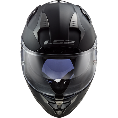 BLACK LS2 FF327 CHALLENGER SOLID MATTE