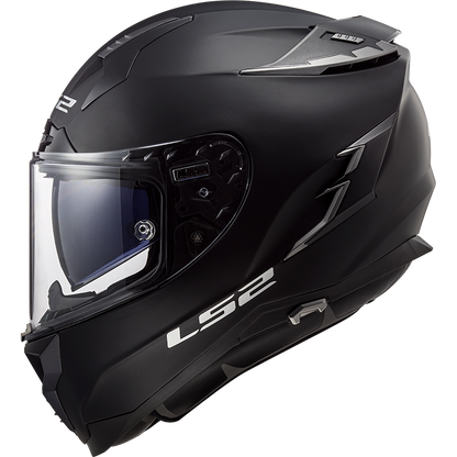 BLACK LS2 FF327 CHALLENGER SOLID MATTE