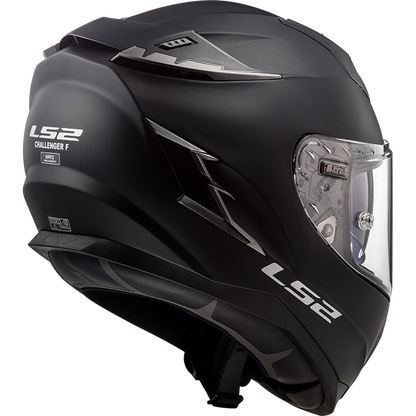 BLACK LS2 FF327 CHALLENGER SOLID MATTE