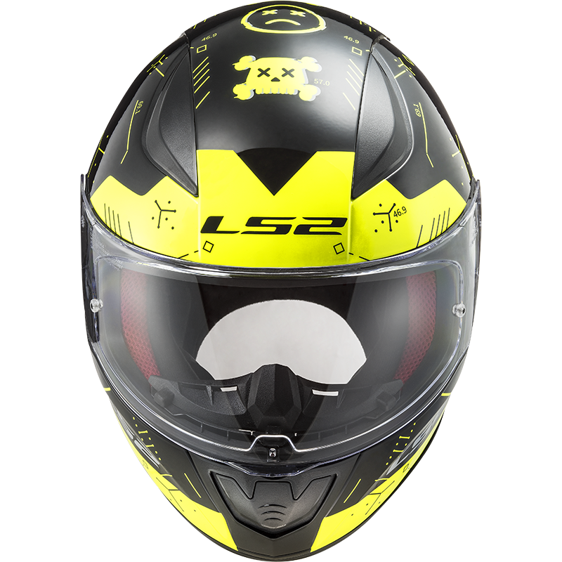 YELLOW BLACK LS2 FF353 RAPID PLAYER H-V