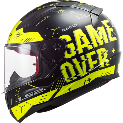 YELLOW BLACK LS2 FF353 RAPID PLAYER H-V