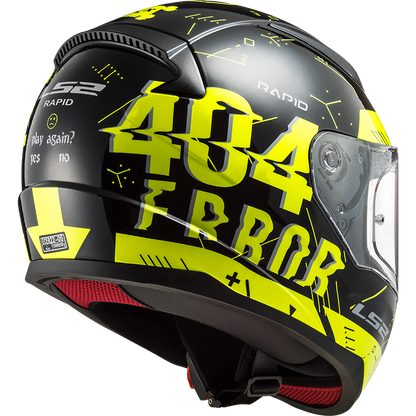 YELLOW BLACK LS2 FF353 RAPID PLAYER H-V