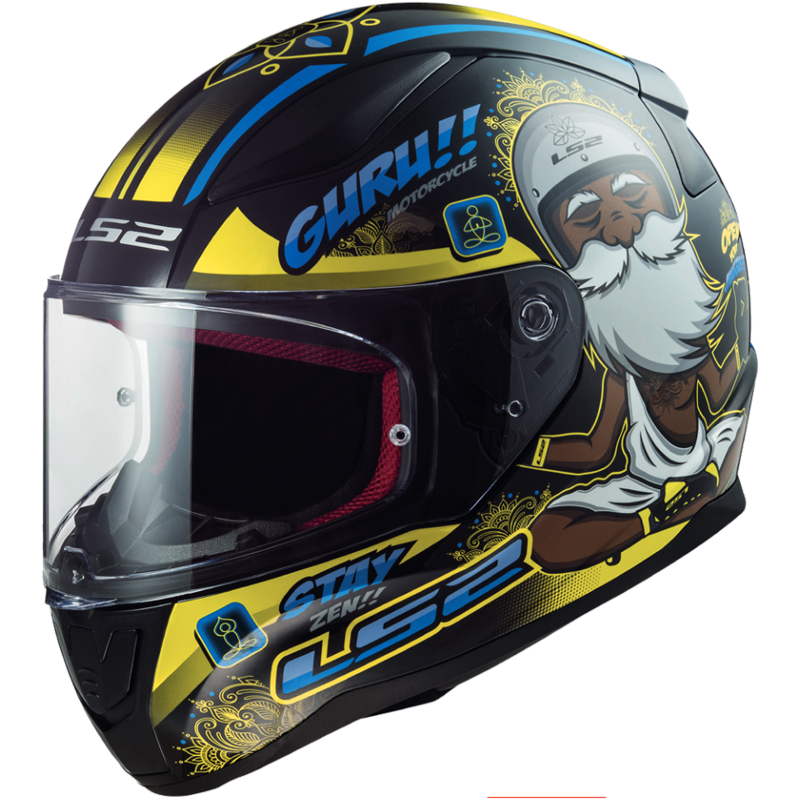 BUDDHA  LS2 FF353 RAPID GLOSS BLACK YELLOW