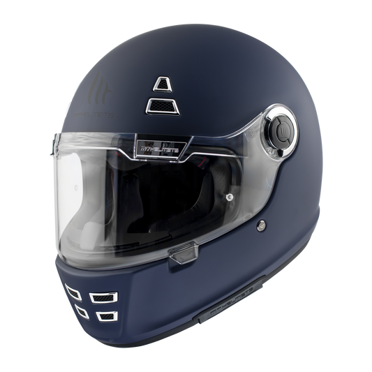 BLUE & SILVER JARAMA SOLID A7 MATTE