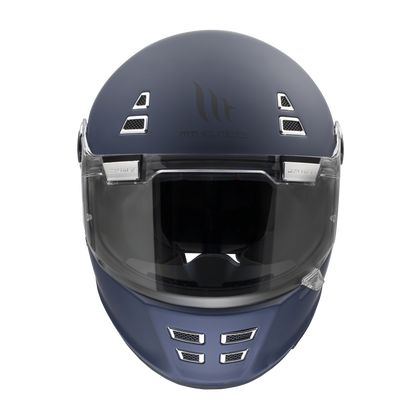 BLUE & SILVER JARAMA SOLID A7 MATTE