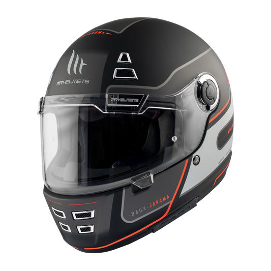 BLACK GREY & RED JARAMA BAUX E15 MATTE
