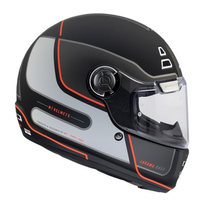 BLACK GREY & RED JARAMA BAUX E15 MATTE