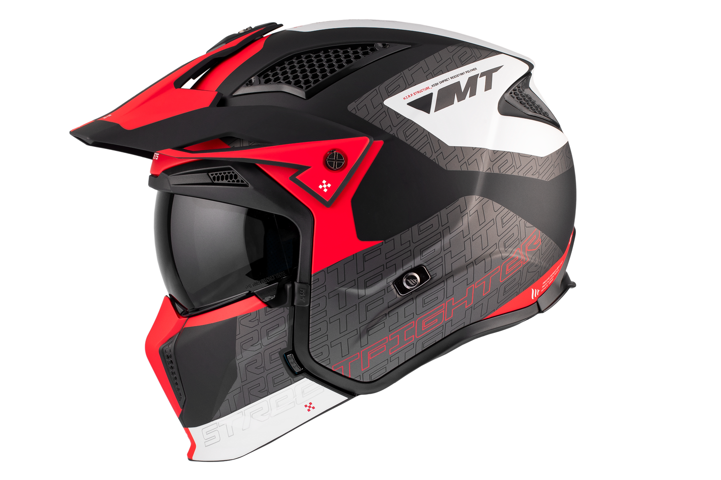 RED & BLACK STREETFIGHTER SV S TOTEM B15 MATTE
