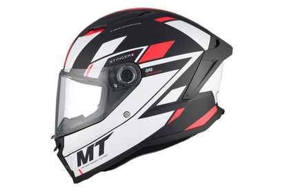 WHITE  BLACK & RED STINGER 2 ZIVZE B5 MATTE