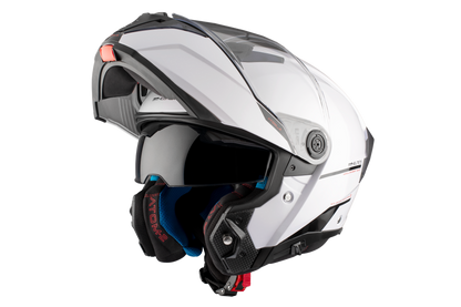 WHITE ATOM 2 SV SOLID A0 BLANCO GLOSS HELMET