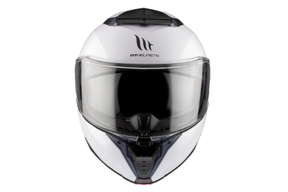 WHITE ATOM 2 SV SOLID A0 BLANCO GLOSS HELMET