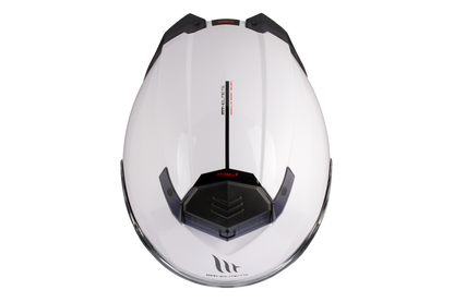 WHITE ATOM 2 SV SOLID A0 BLANCO GLOSS HELMET