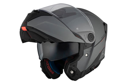 GREY ATOM 2 SV SOLID A2 TITANIO MATTE HELMET