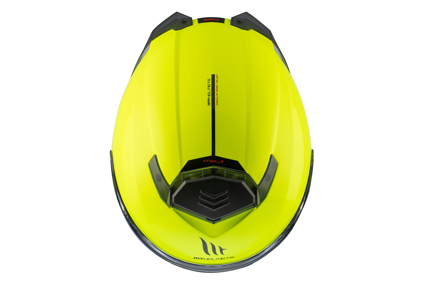NEON YELLOW ATOM 2 SV SOLID A3 AMARILLO FLUOR GLOSS HELMET