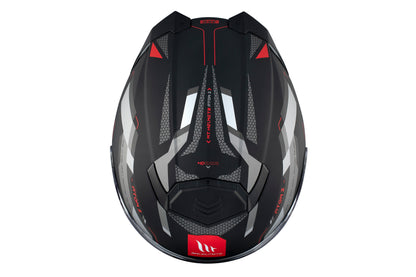 BLACK & GREY ATOM 2 SV D5 BAST MATTE HELMET