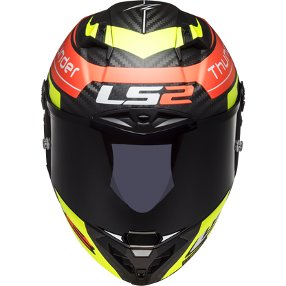 RED YELLOW LS2 FF805 THUNDER C ATTACK MATTE