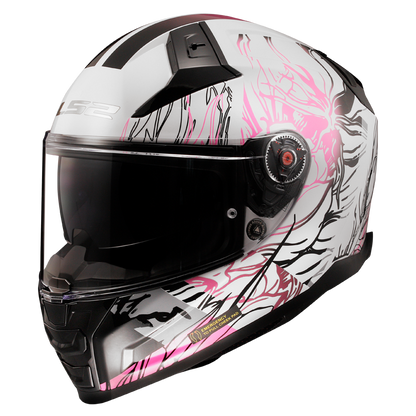 WHITE PINK LS2 FF811 VECTOR II DARFLO GL