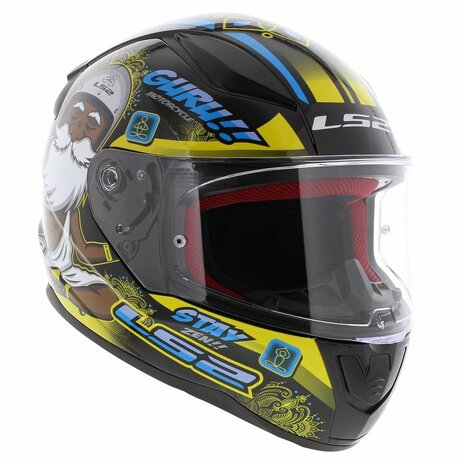BUDDHA  LS2 FF353 RAPID GLOSS BLACK YELLOW