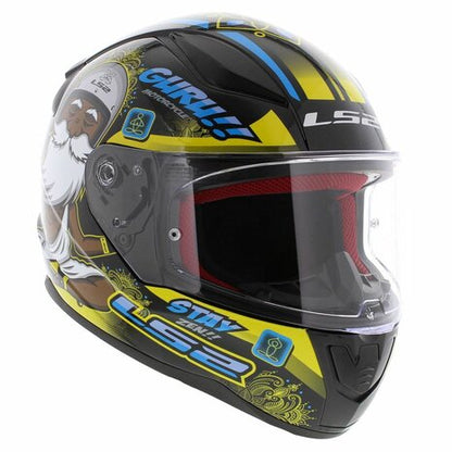 BUDDHA  LS2 FF353 RAPID GLOSS BLACK YELLOW