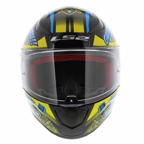 BUDDHA  LS2 FF353 RAPID GLOSS BLACK YELLOW