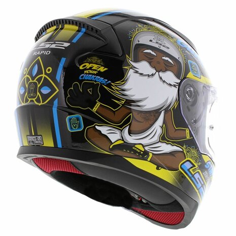 BUDDHA  LS2 FF353 RAPID GLOSS BLACK YELLOW