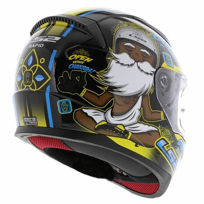BUDDHA  LS2 FF353 RAPID GLOSS BLACK YELLOW