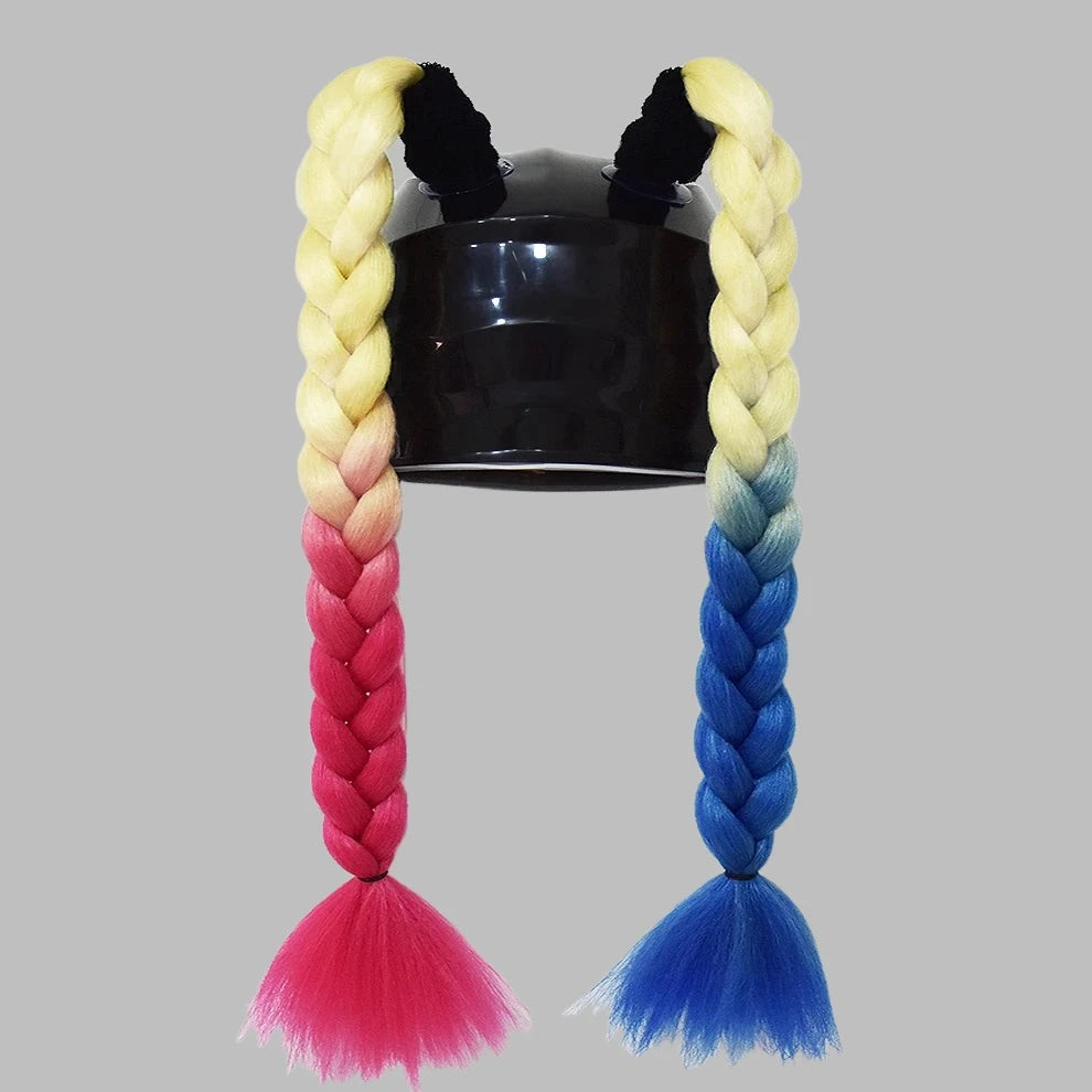 bike helmet braids Dual Braids for Helmet – Mola Moto