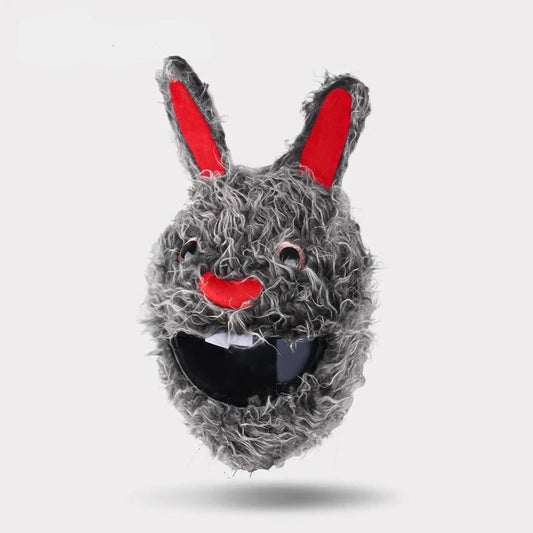 evil rabbit motorcycle helmet cover Uchoose Covers are Suitable for Most Full Face Helmets, Cross Section Helmets, Christmas Hats, Fun Riding Gear and Gifts (Demon Bunny) : Buy Online at Best Price in KSA Everywhere you ride people will laugh evil rabbit protective cover fluffy