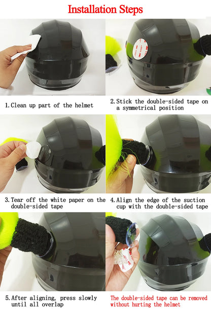 Dual Braids for Helmet