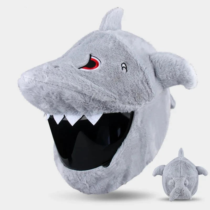 Shark Cartoon Motorcycle Helmet Cover For Riding – Mola Moto